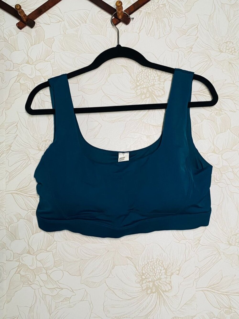 Gabriella Swimsuit Bra 2X Midnight Wave Fabletics Nylon Blend